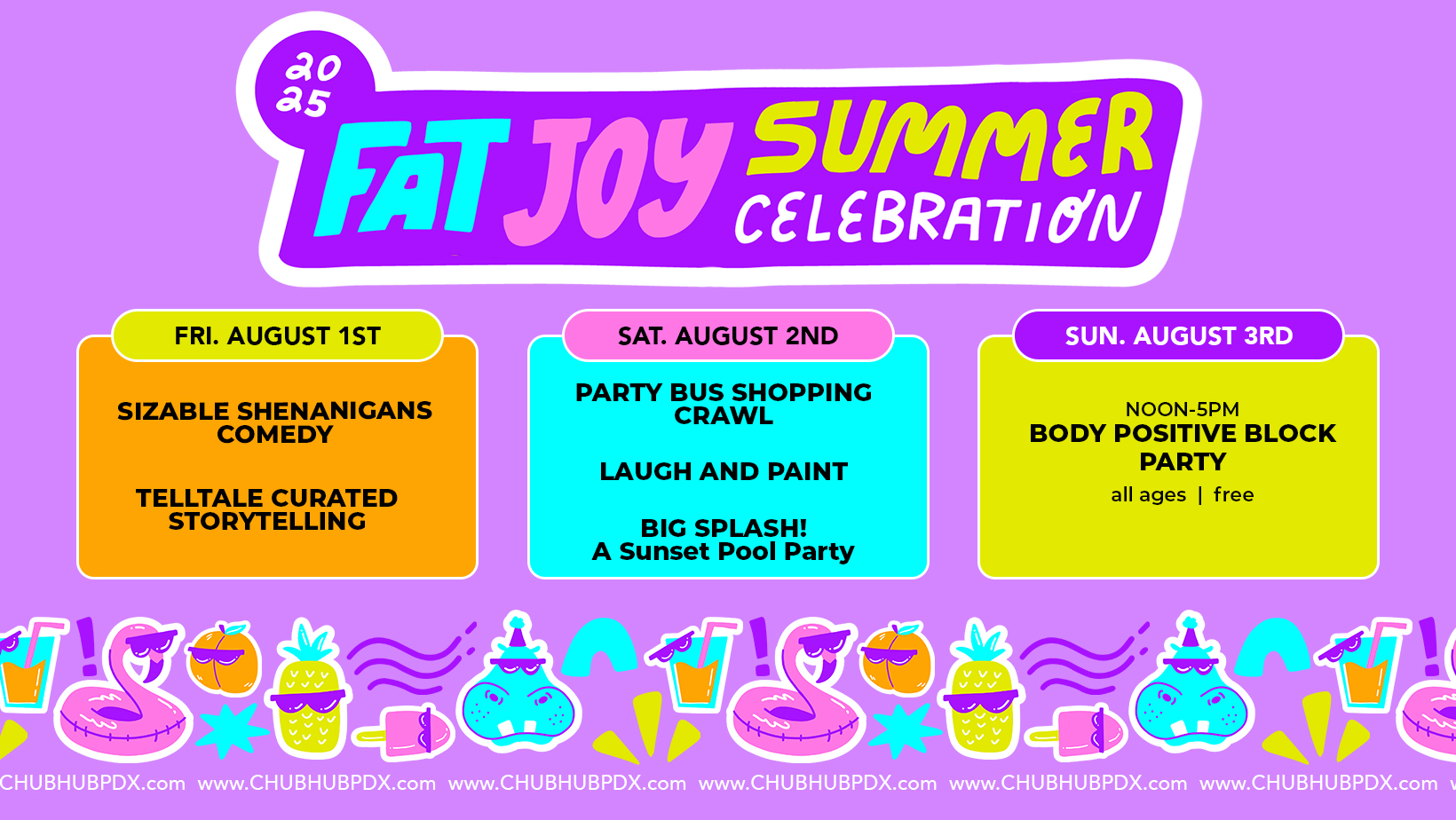 Colorful DJ Summer Party Facebook Cover - 1